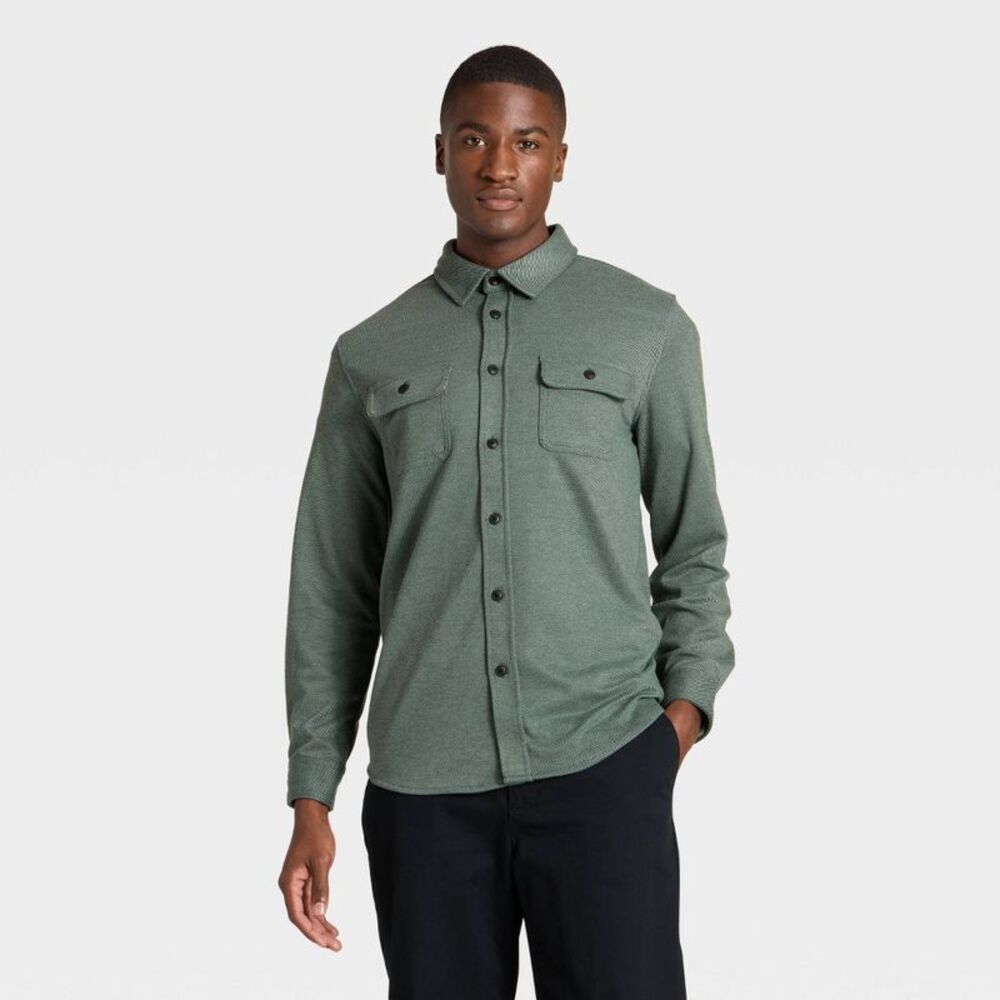 Men's Comfort Soft Shirt - Goodfellow & Co Green L